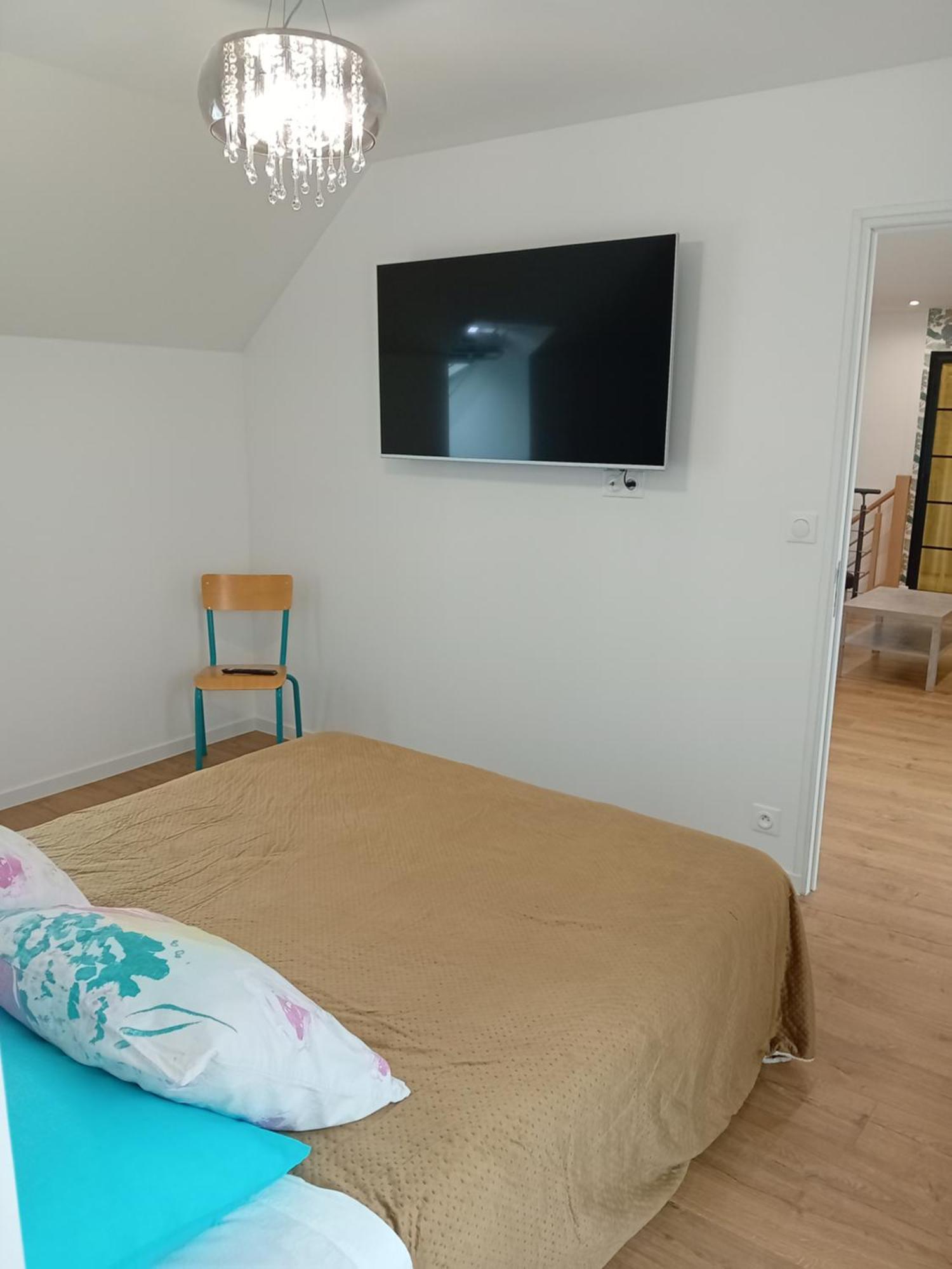 Chambre, Salle De Bain, Toilette, Salon Privatif Sainte-Marie-du-Mont  Luaran gambar