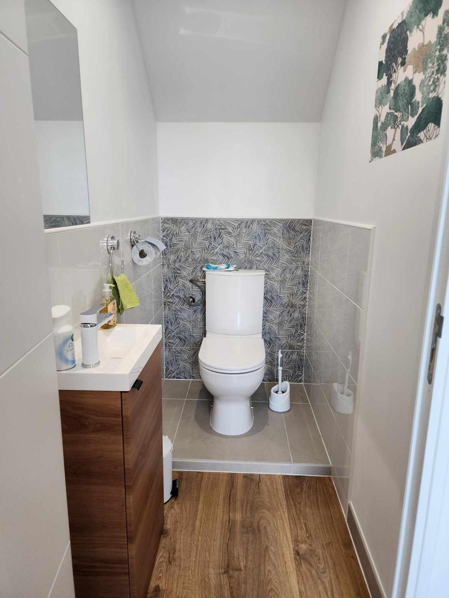 Chambre, Salle De Bain, Toilette, Salon Privatif Sainte-Marie-du-Mont  Luaran gambar